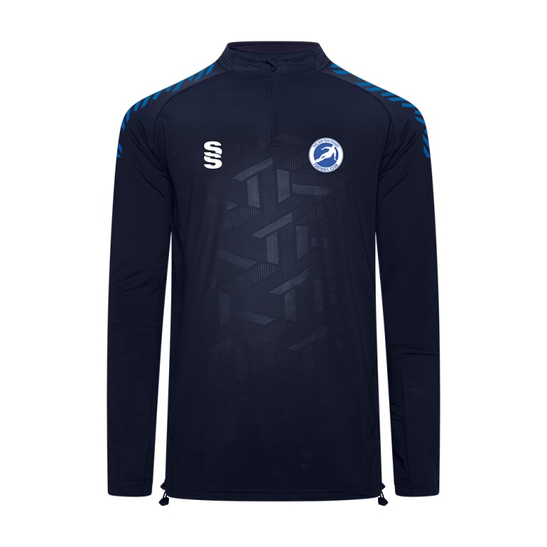 Sir Tom Finney FC - Impact 1/4 Zip Performance Top - Unisex Fit